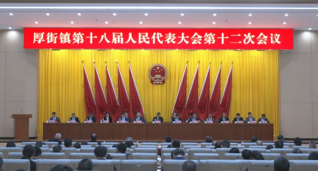 厚街鎮(zhèn)第十八屆人民代表大會第十二次會議召開.jpg