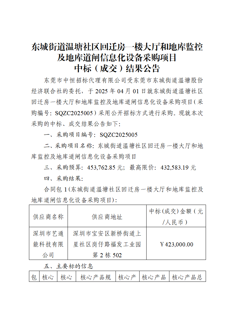 東城街道溫塘社區(qū)回遷房一樓大廳和地庫監(jiān)控及地庫道閘信息化設(shè)備采購項目中標（成交）結(jié)果公告_頁面_1.png